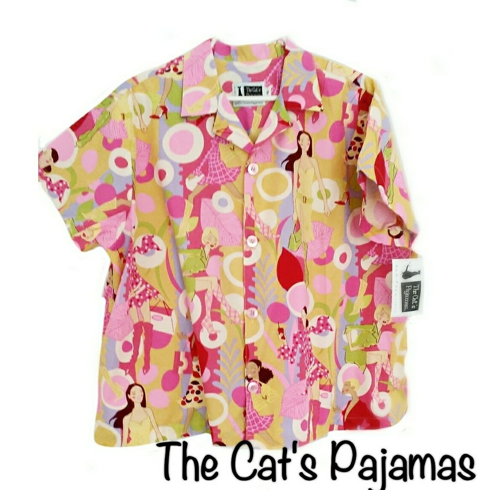 THE CAT'S PAJAMAS NIGHT SHIRT SIZE XL